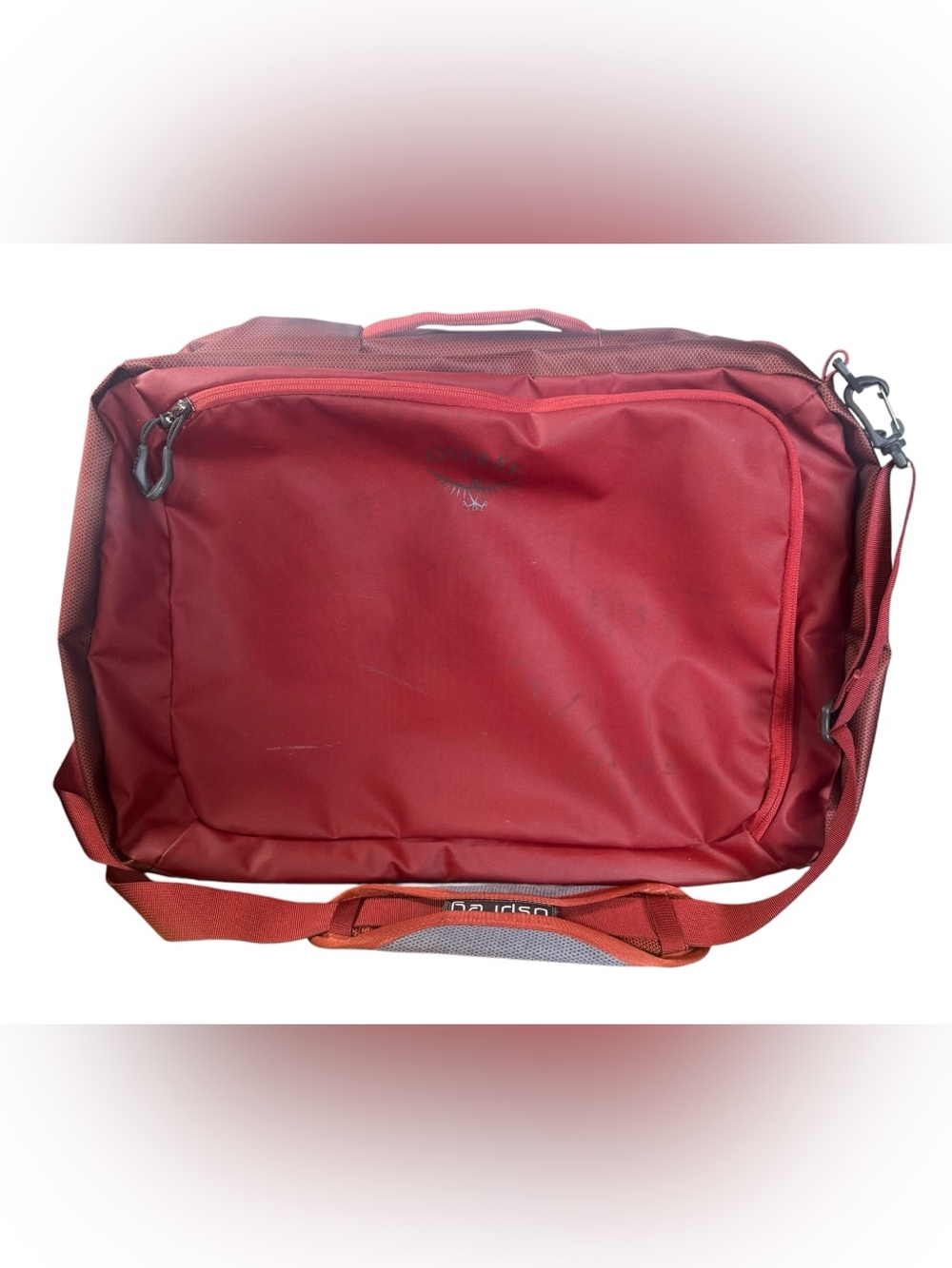 Osprey Transporter Global Carry-On Bag Ultimate Travel Companion Red